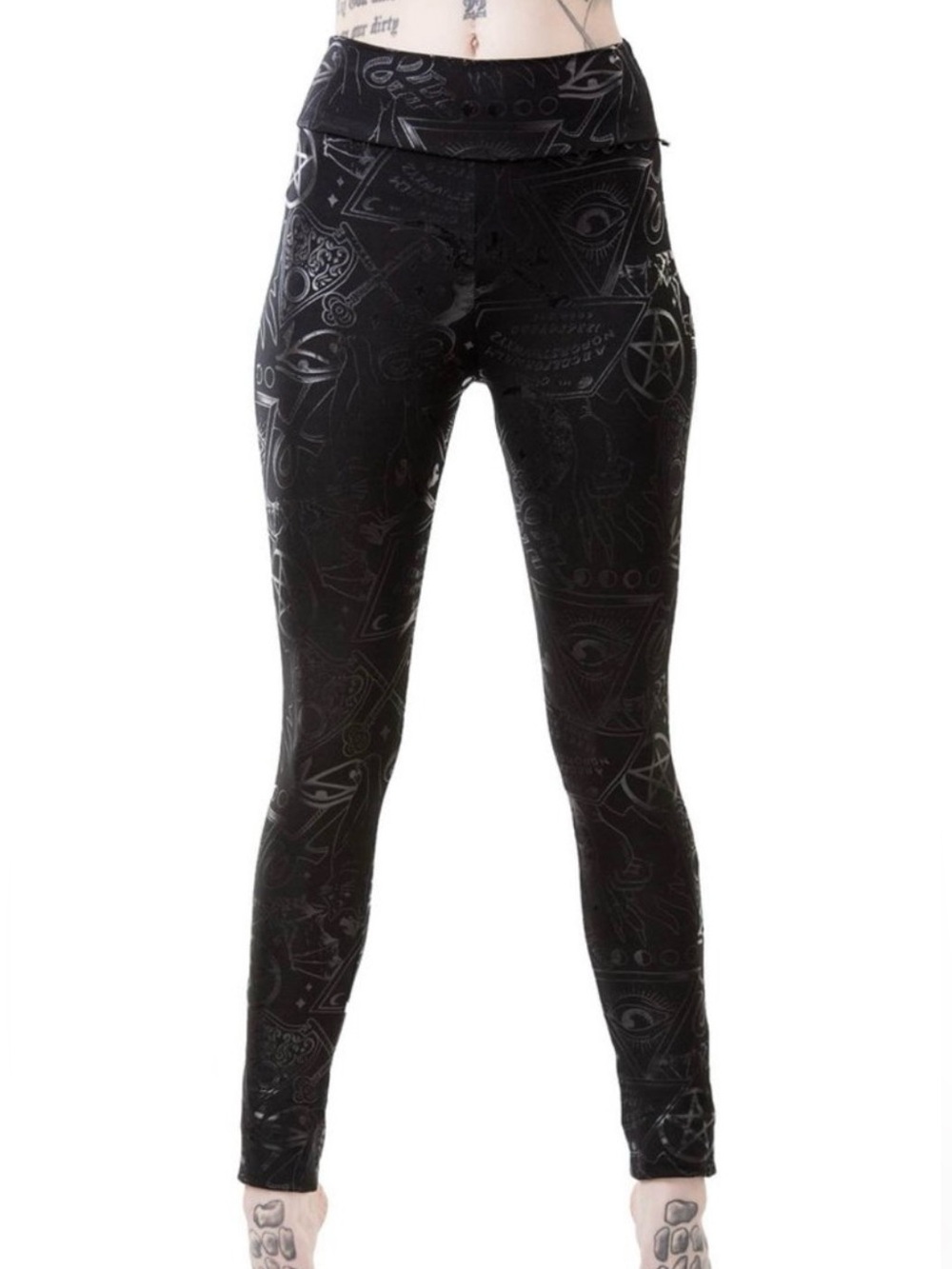 Killstar Grave Leggings - Picture 2 of 7